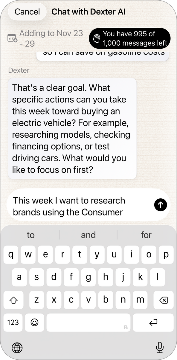 Focus on Five Dexter AI